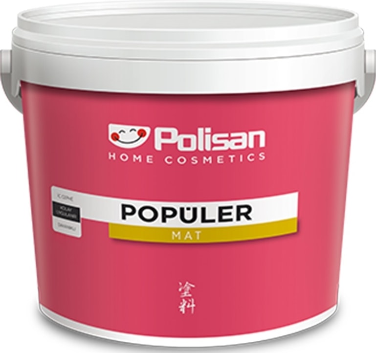Popüler Plastik Iç Cephe Boya - 1590-MUTLU Mavi Cİ-7441 - 20 kg
