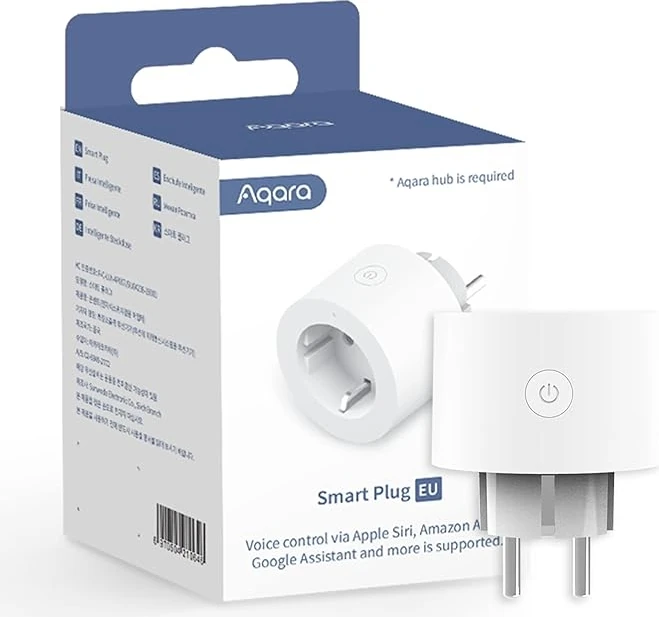 Zigbee Priz, Aqara Hub Gerektirir, Güç Ölçümü, Programlama, Zamanlayıcı Modu ve Sesli Kontrol, Homekit, Alexa, Google Assistant ve Smartthings ile Çalışır