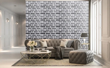 5 Adet (2,5m2) Tuğla Desenli 3 Boyutlu Renkli Strafor Köpük Duvar Kaplama Paneli (BR-538)