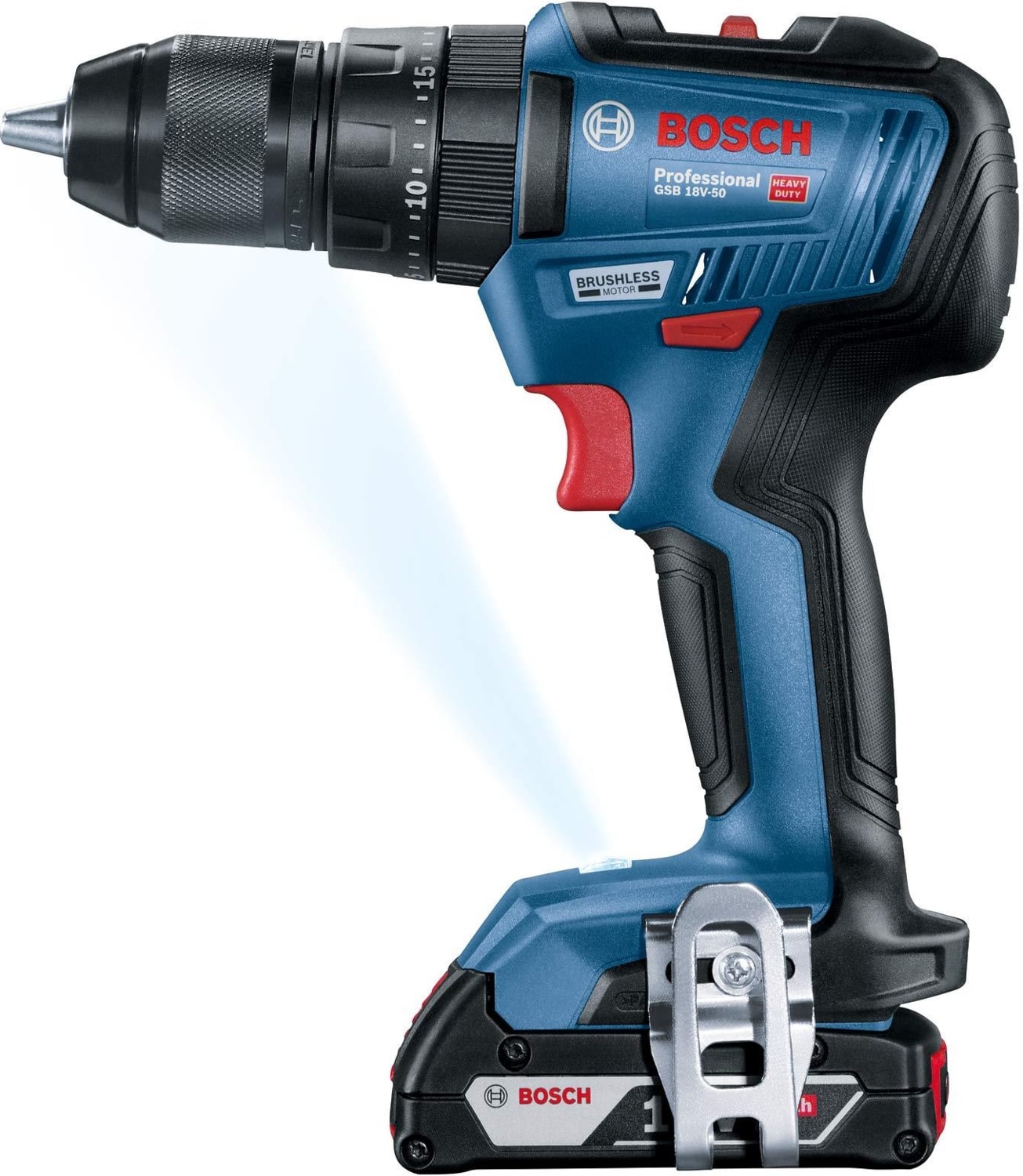 BOSCH Gsb 18V-50 2x2 Ah Akülü Darbeli Vidalama Makinesi