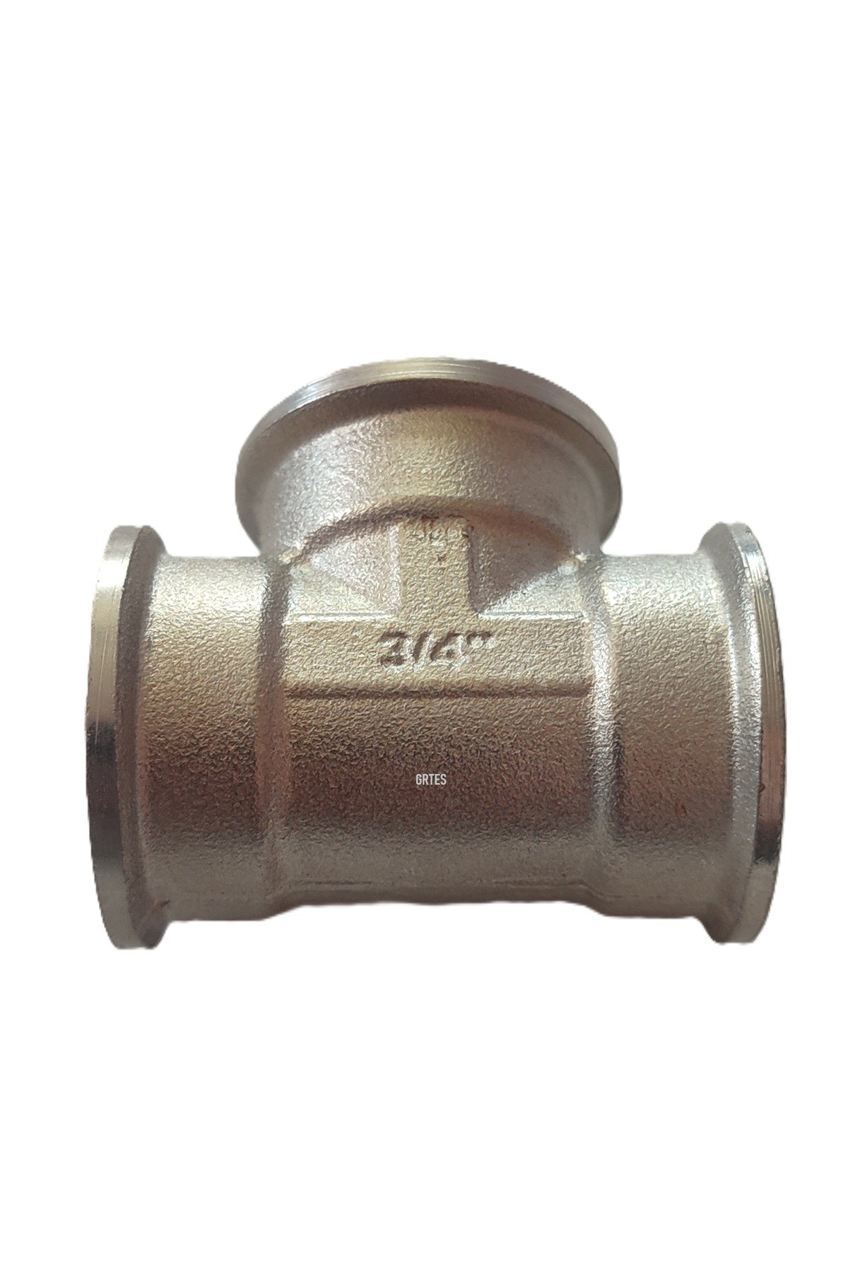 (10'lu PAket) 3/4" Dn20 İç Dişli Sarı/Krom TE (Dişi) - Chrome Tee