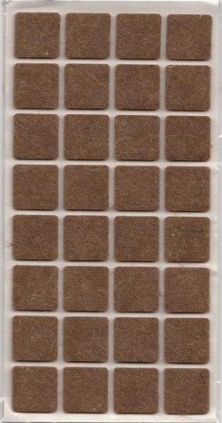 Mobilya Altı Zemin Koruyucu Keçe 25*25MM