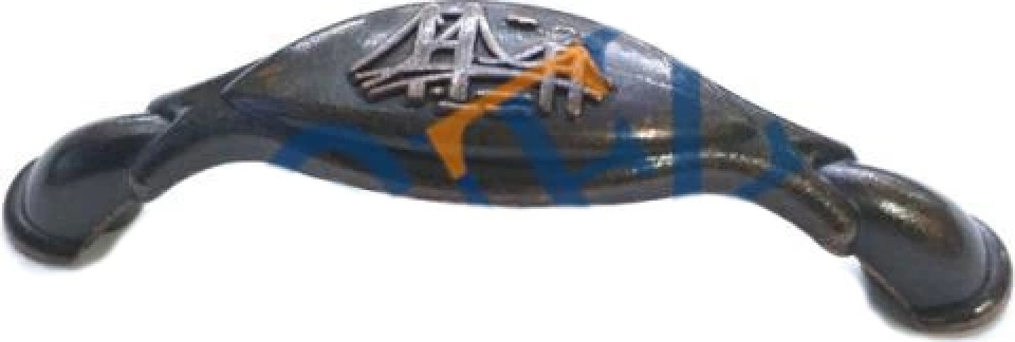 Dekoratif Zamak Boğaziçi Kulp - 64MM, Eskitme, 100 Adet