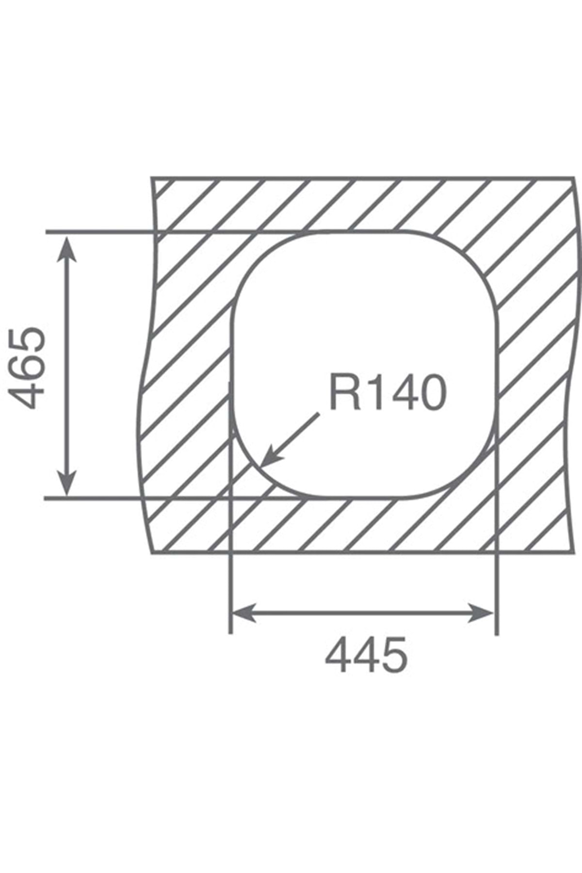 10107026- Stylo 1b Düz Çelik Eviye