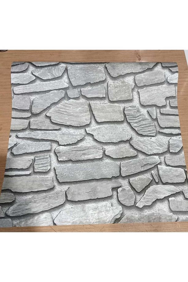 Yığma Taş Görünümlü 3d Duvar Kağıdı(5m2)
