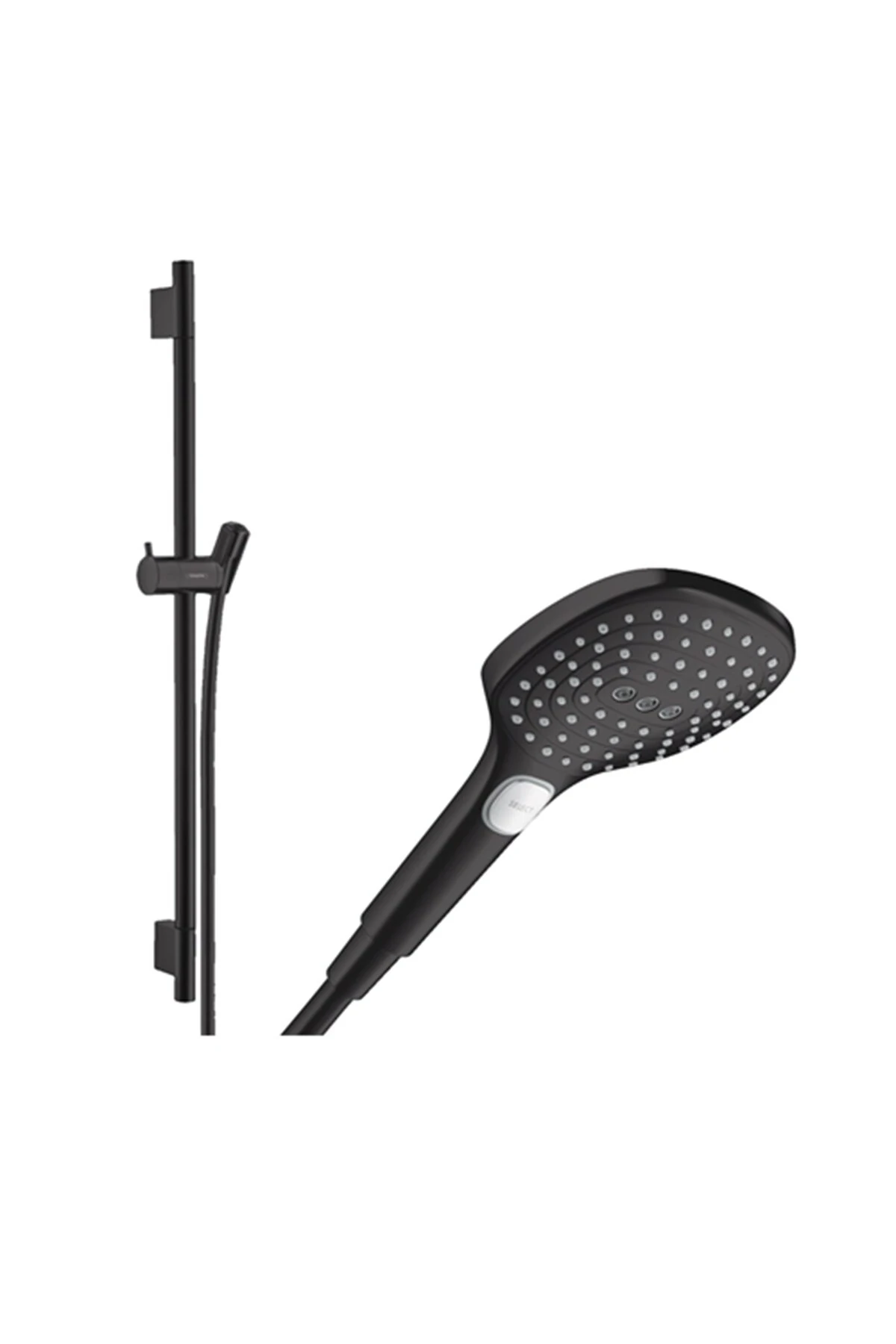 Raindance Select E 120 Mat Siyah Sürgülü El Duşu