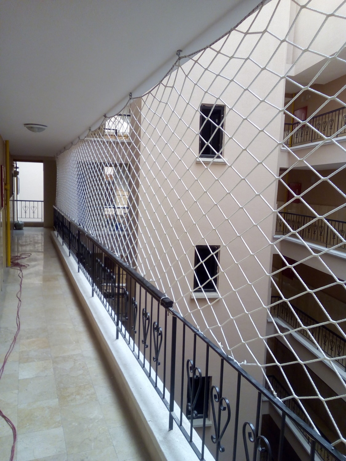 1.60X5 M Balkon Filesi Merdiven Filesi Güvenlik Filsei Yüksek Mukavemetli