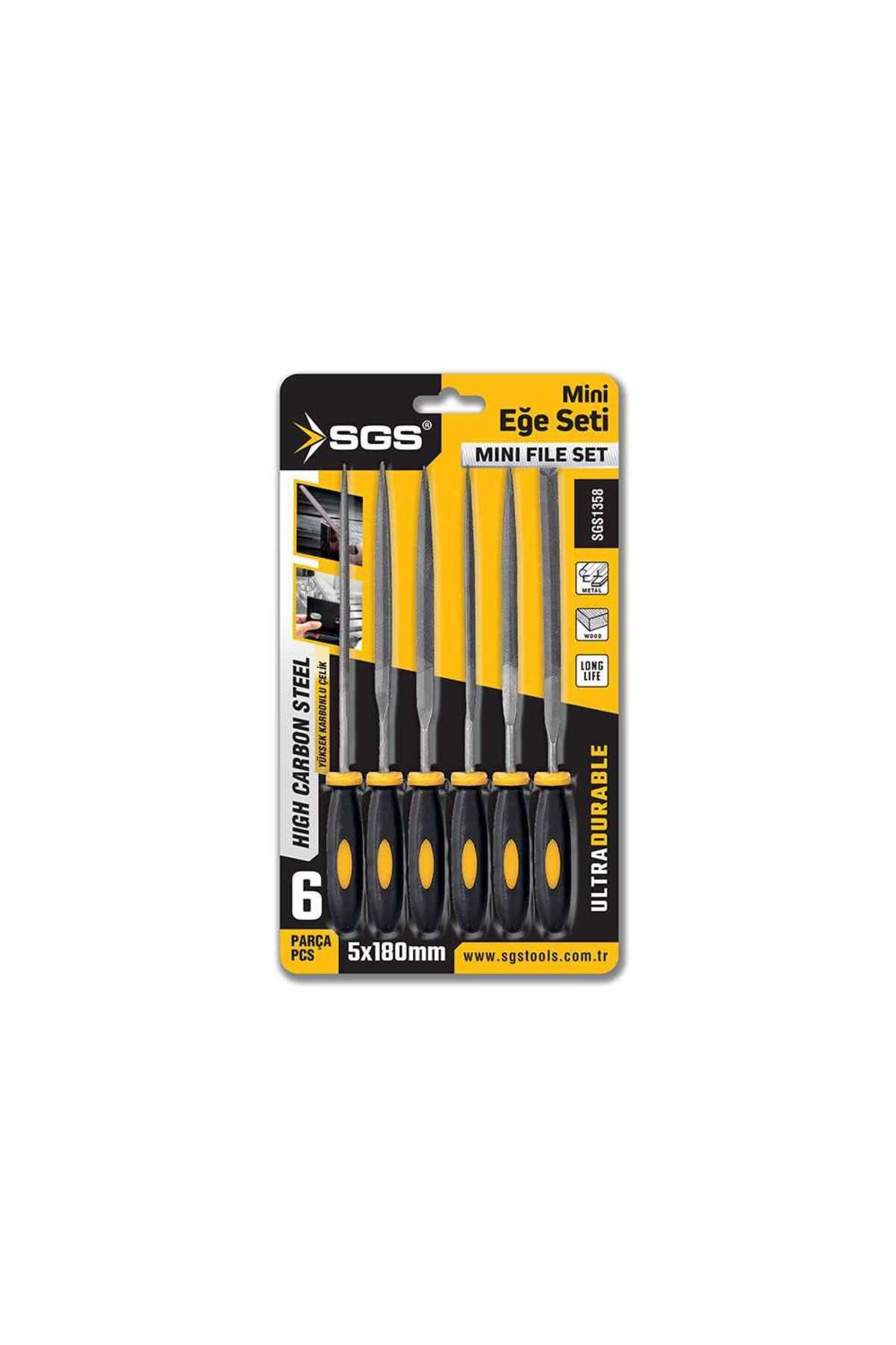 6 PARÇA MİNİ EĞE SETİ 5*180 MM