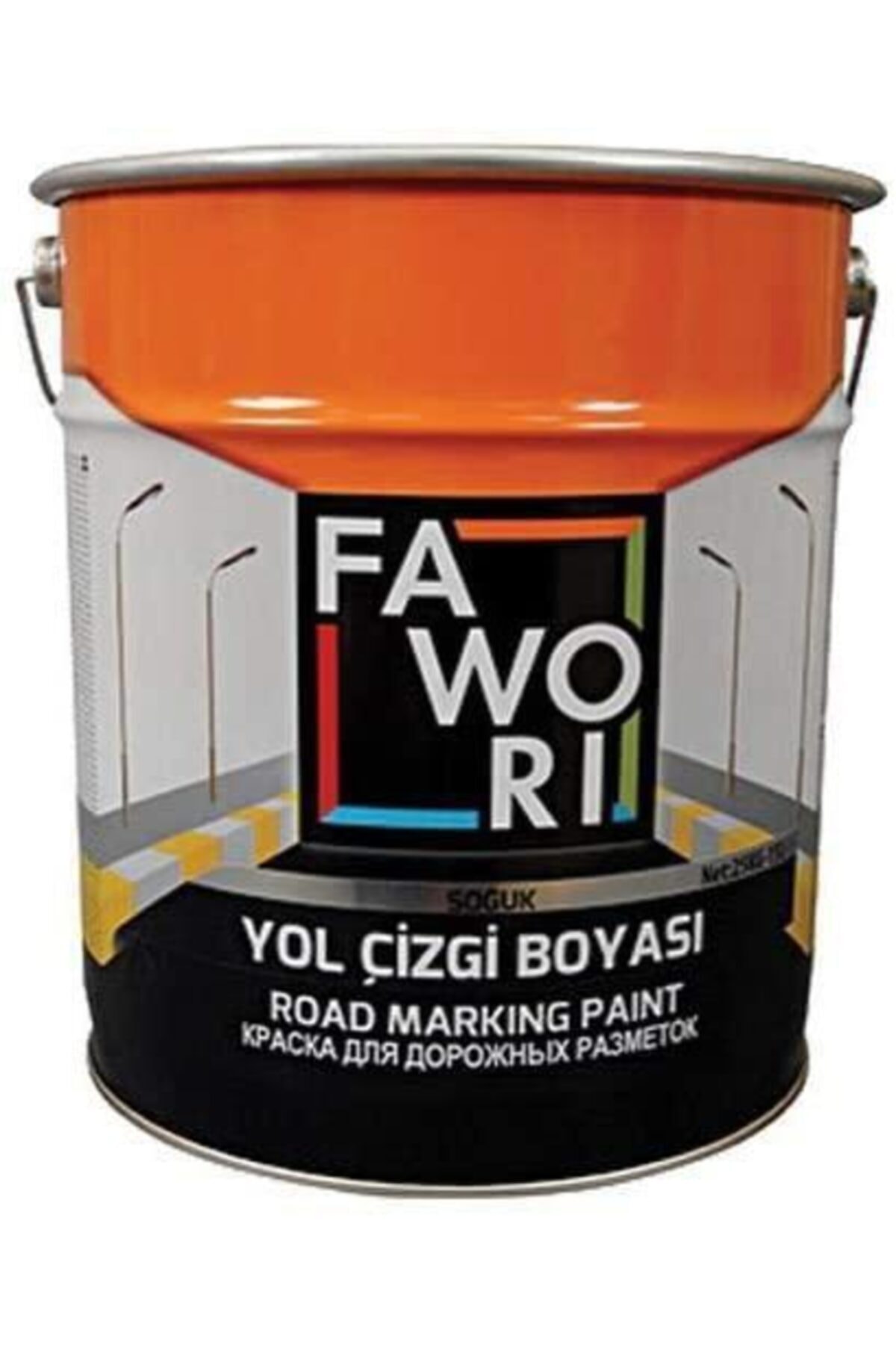 Fawori Yol Çizgi Boyası Beyaz 25 kg