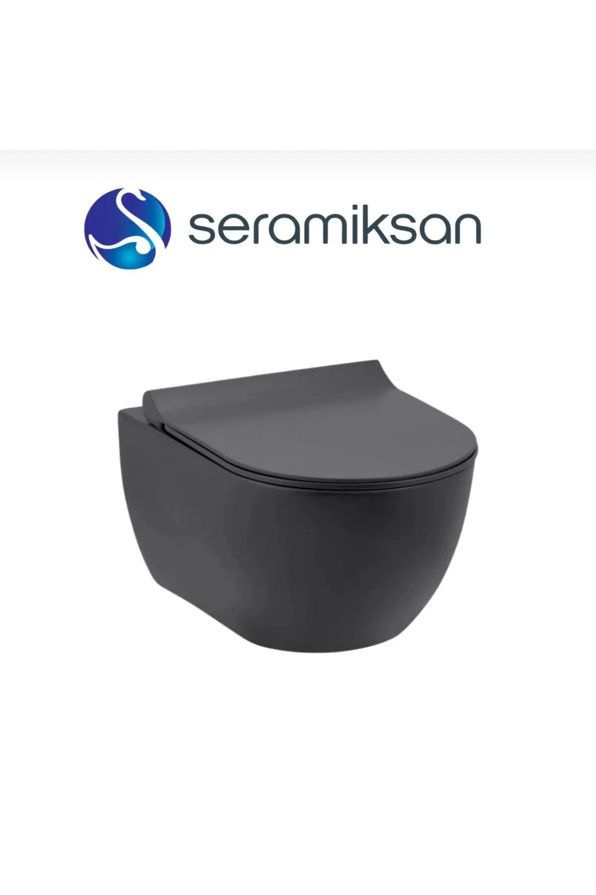 HİLL RİMOUT MAT ANTRASİT KLOZET YAVAŞ KAPANAN ORJİNAL KAPAK A031291H