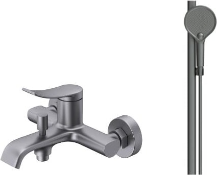 LU2500GR+SH435 Lua Banyo Bataryası ve Sürgülü Duş Seti