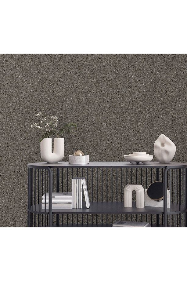 Roka 23110-5 Mantar Desenli Kabartmalı Modern Düz Sade Duvar Kağıdı