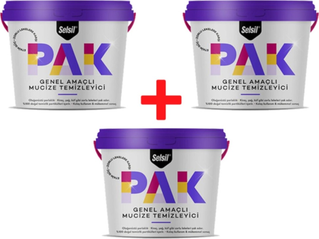 Pak 3'lü Genel Amaçlı Temizleyici, Mucize Temizleyici 500 grX3
