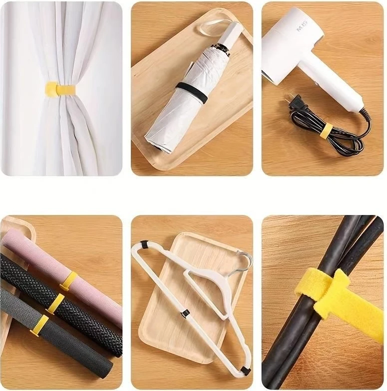 5 x 3 15 Metre 1 cm Cırt Cırt Sabitleyici Bilgisayar Ev Kablo Tutucu Düzenleyici Toparlayıcı