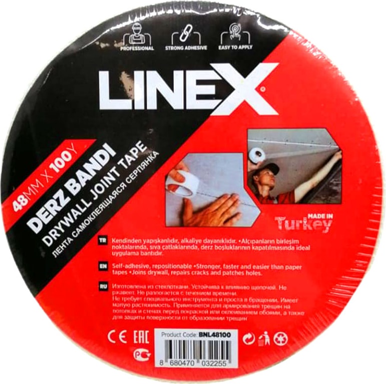 Lınex BNL-48100 Derz Bantı 48MMX100YARDS (5224)