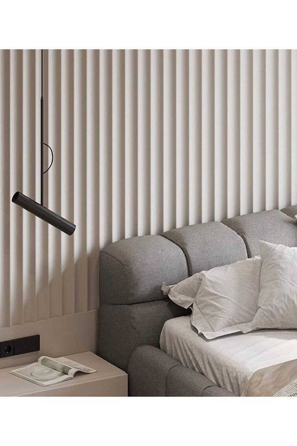 Akyürek Lb 3821 Model Soft Beyaz Renk Dekor Profil Duvar Kaplama Panel Lambri
