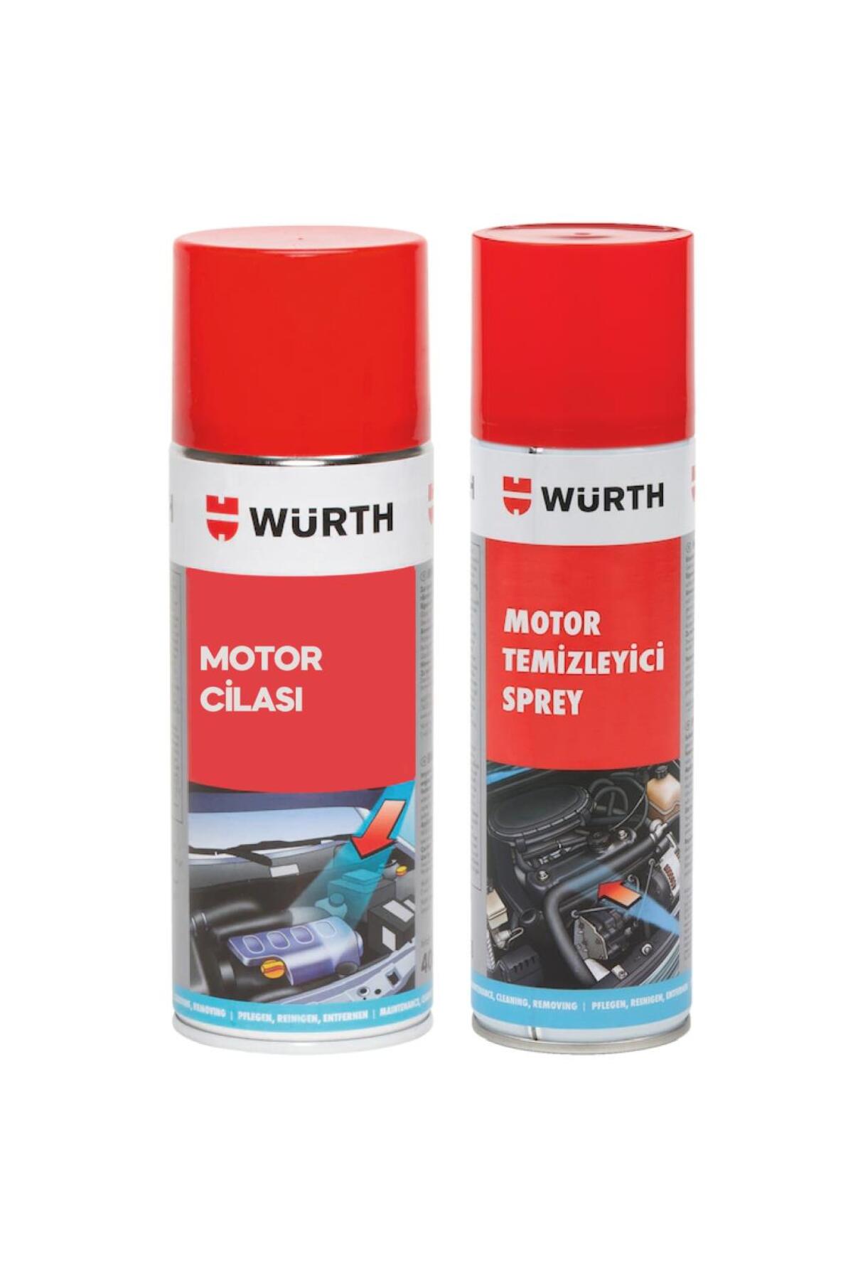 Motor Temizleyici Sprey 500 ml + Koruma Cilası 400 ml
