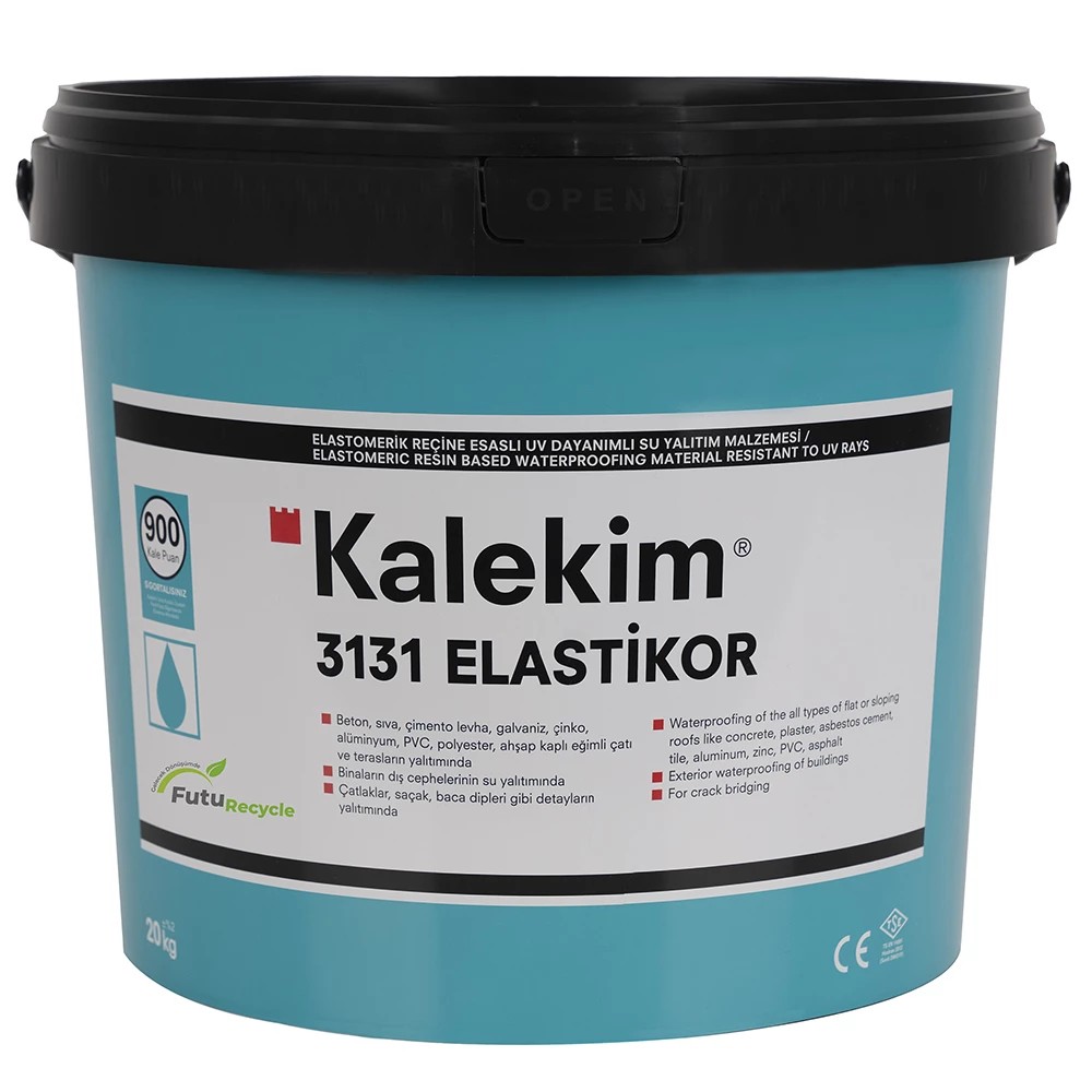 Kalekim  Elastikor 3131 Su Yalıtım Malzemesi 20 Kg Beyaz