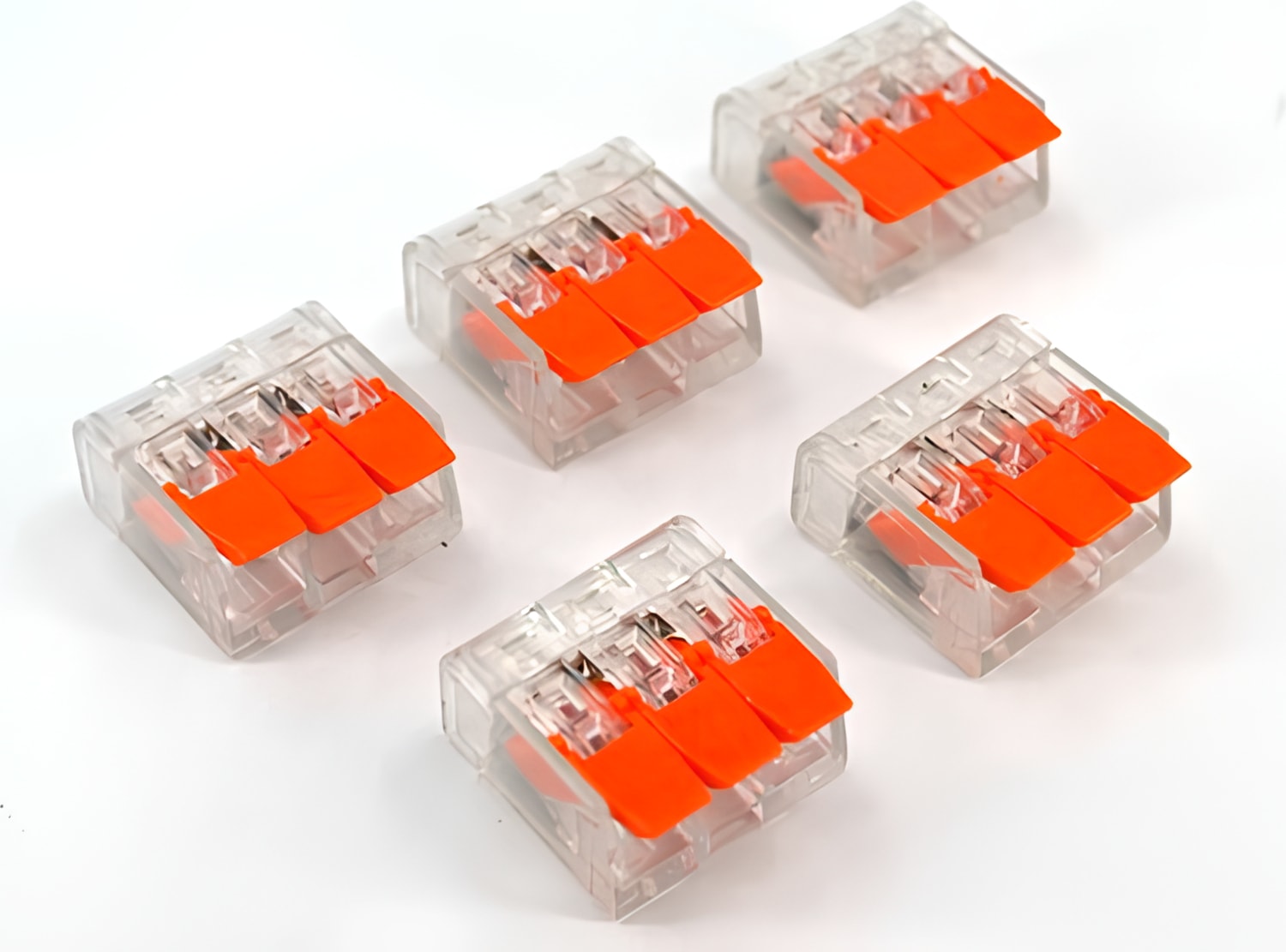 5 Adet 3'lü Tırnaklı Elektrik Buat Klemensi