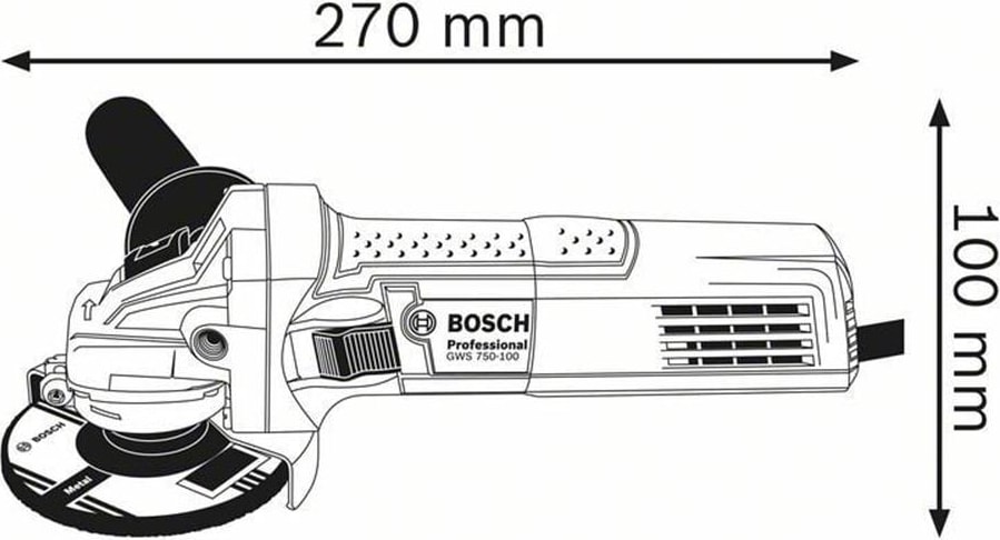 BOSCH Professional Gws 750 S Devir Ayarlı Taşlama