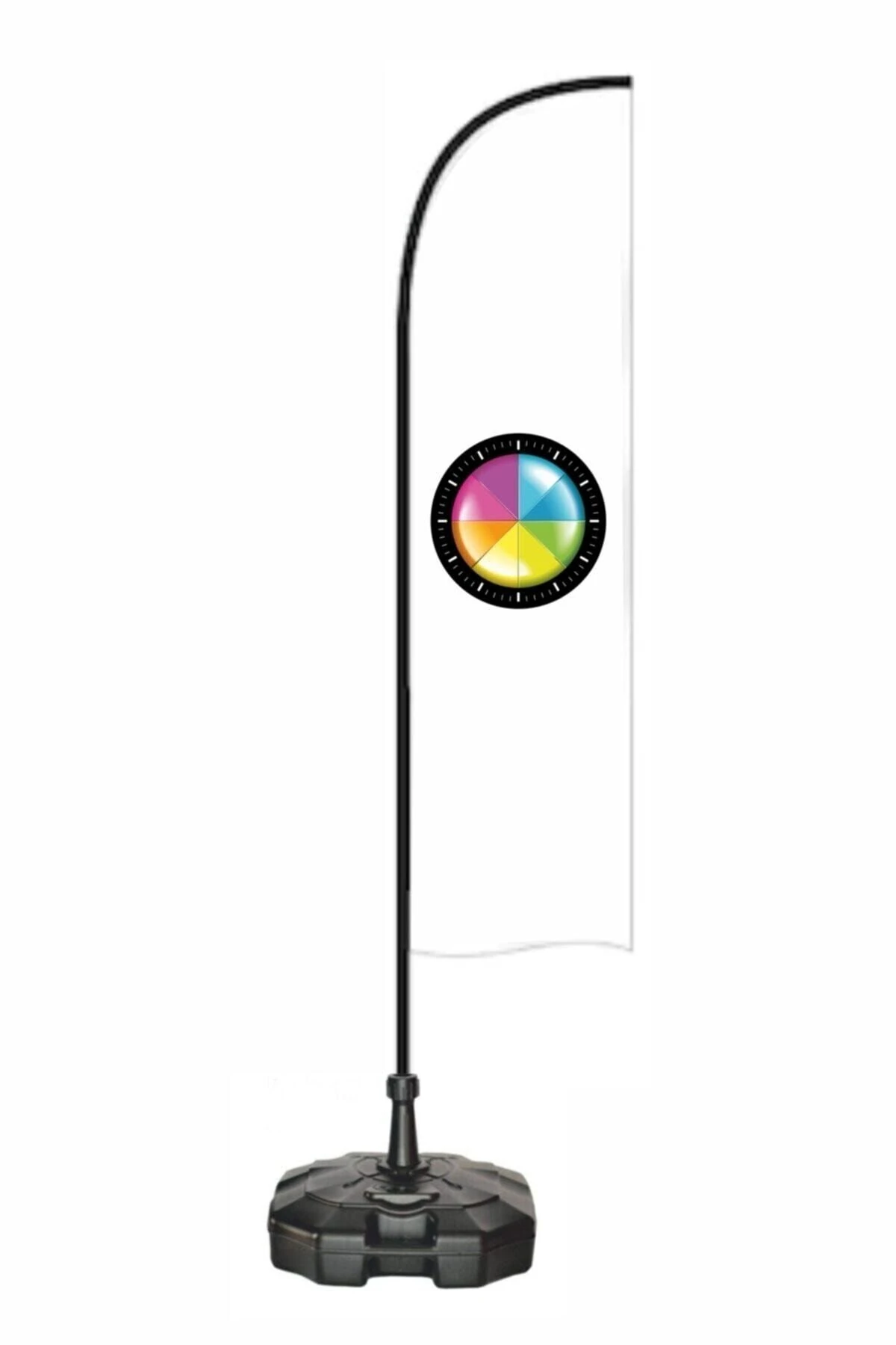 Şemsiye Bidonu Dubası 19lt Siyah Plaj Şemsiye Bidonu Bayrak Dubası