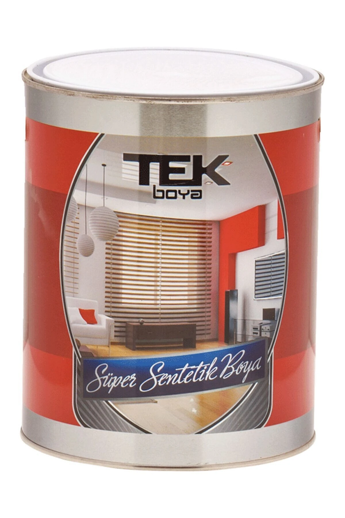 Süper Lüx Sentetik Yağlı Boya Ahşap Metal Duvar Boyası Tek 2.5 Lt