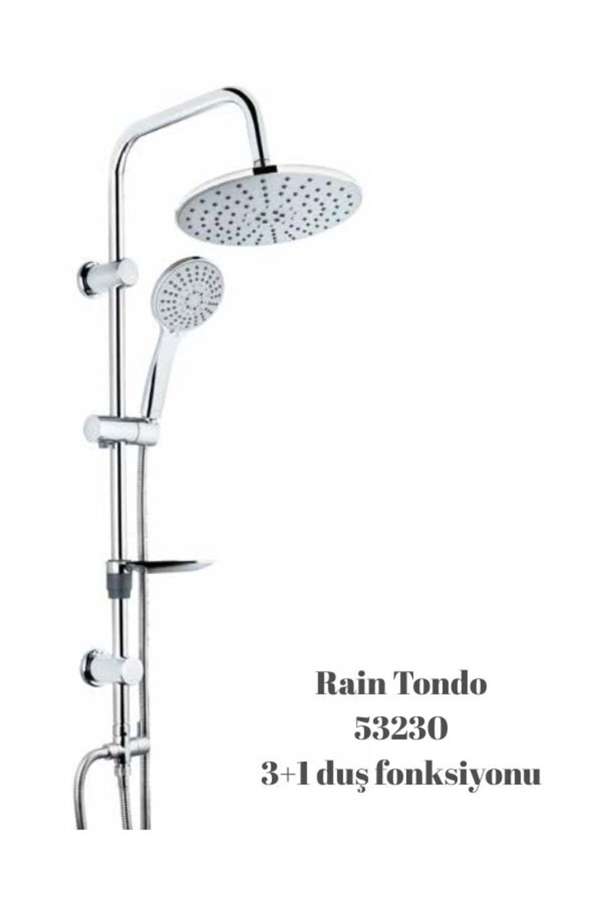 RAİN PLUS SLİM TEPE DUŞ SETİ (3+1 FONKSİYONLU DUŞ SETİ)