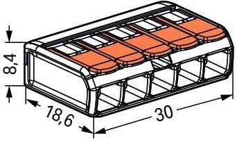 221-415 5'li Çok Amaçlı Buat Klemensi (10 Adet)