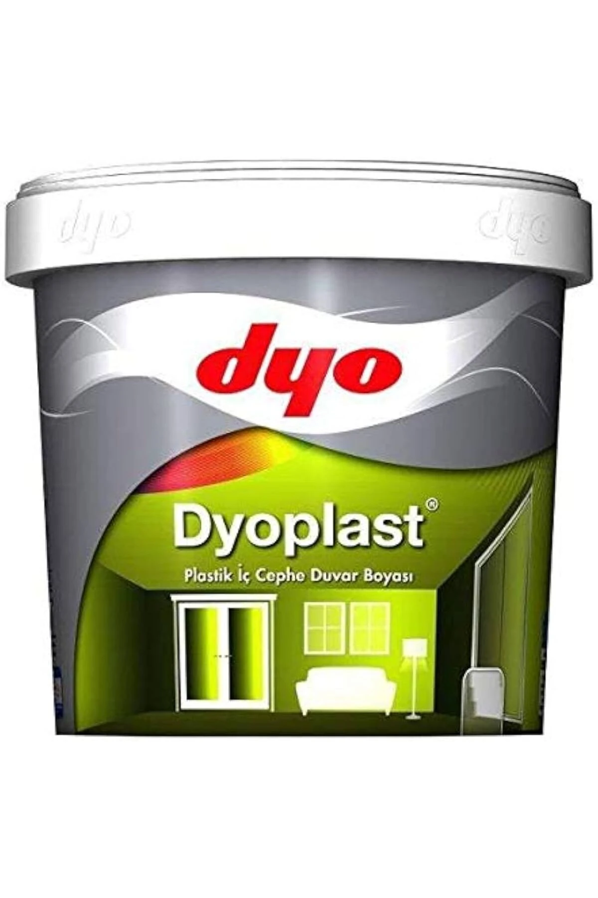 Dyo Plast Plastik Iç Cephe Duvar Boyası 7,5 Lt Sınav Sarısı