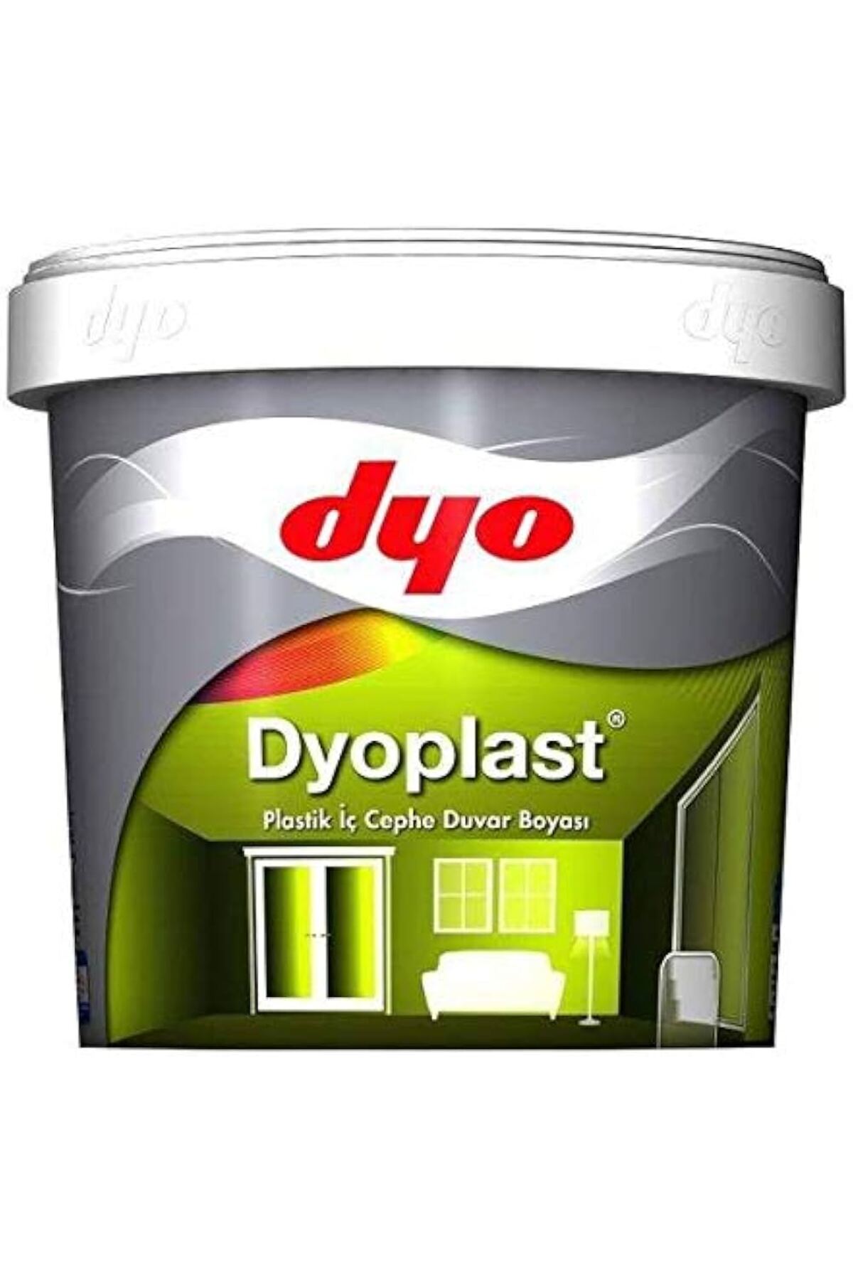 DYO Plast Plastik Iç Cephe Duvar Boyası 7,5 Lt Sınav Sarısı