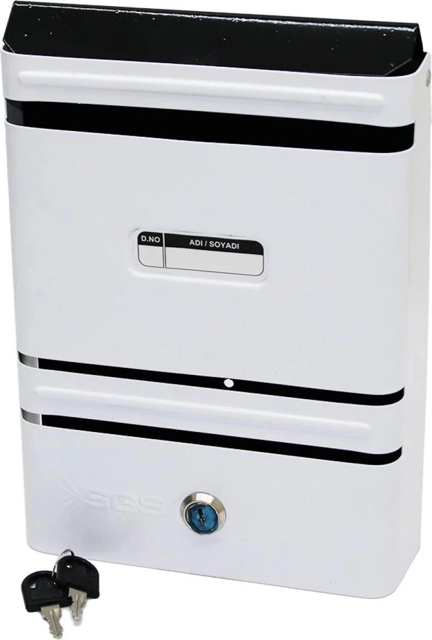 Metal Beyaz Posta Kutusu (K95)