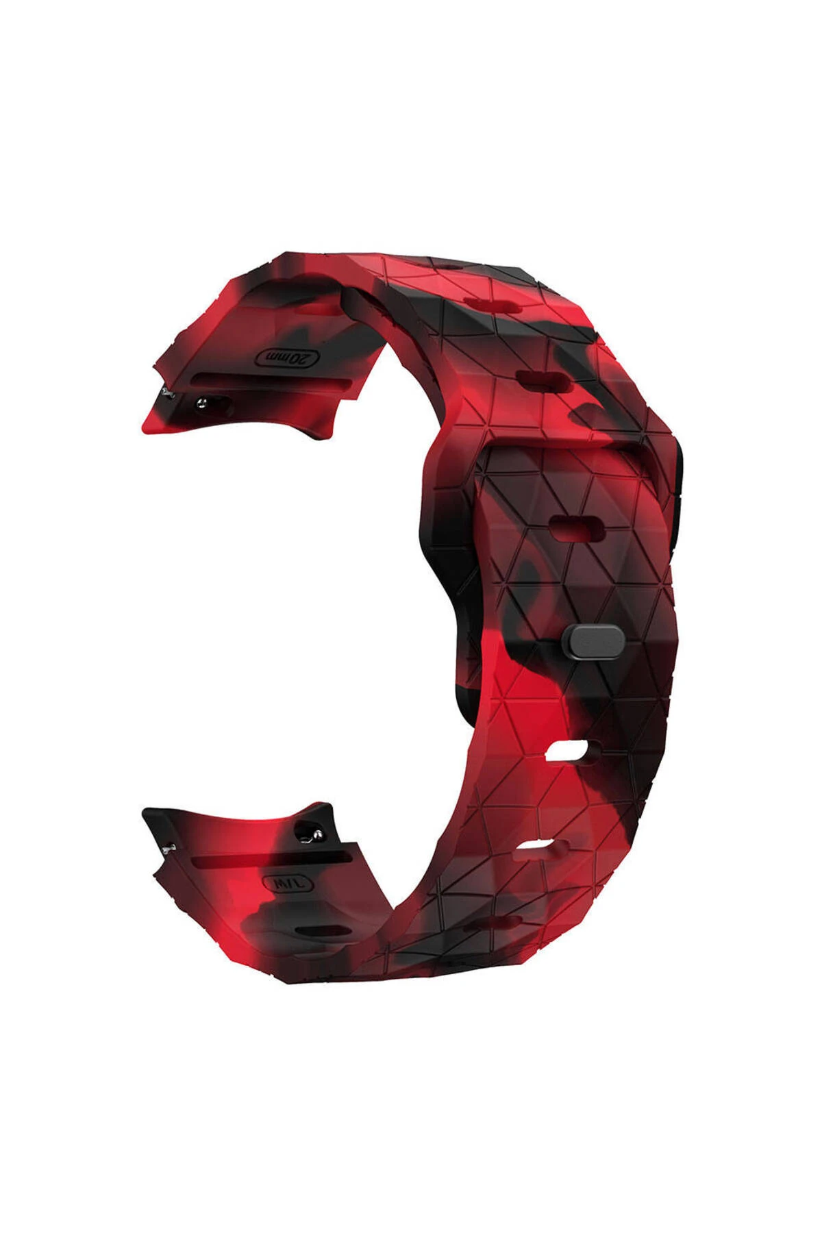 Samsung Galaxy Watch 5 Pro 45mm Kordon Kayış Prizma Desen Silikon KRD-116