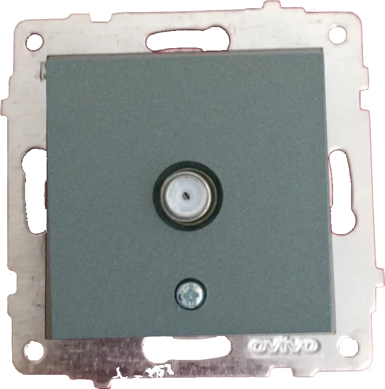 Mina Füme Uydu F Konnektör Çerçeveli