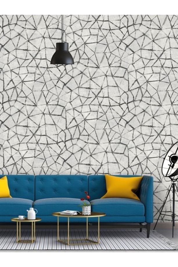 Geometrik Desenli Spor Duvar Kağıdı(5m2)