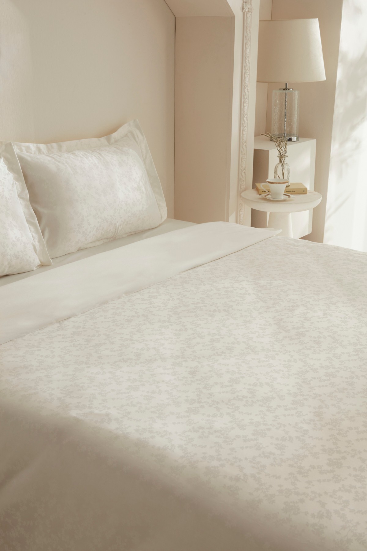 White Collection Venessa Çift Kişilik Nevresim Takımı Beyaz