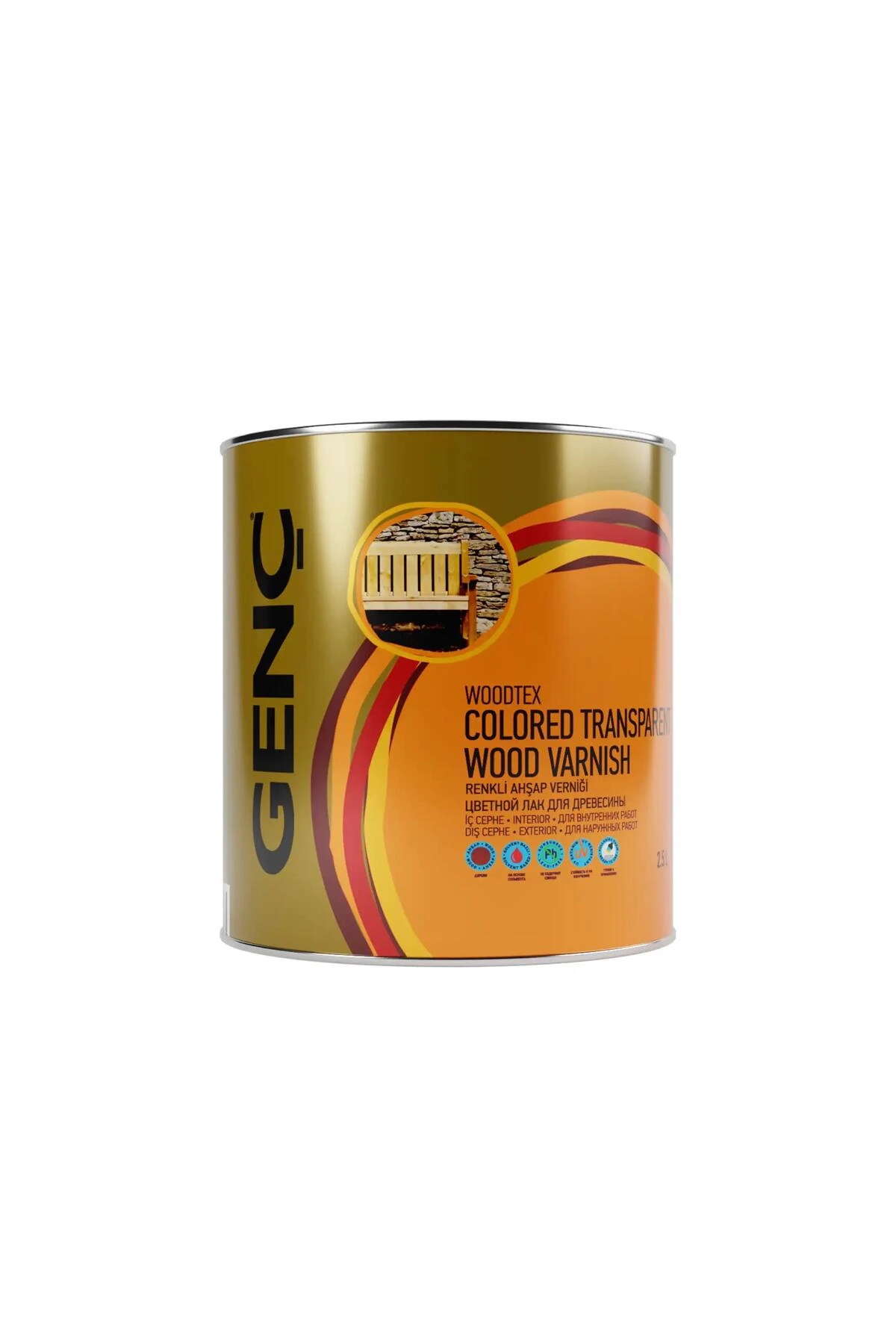 Renkli Ahşap Vernik 3647 Meşe 2.5 L