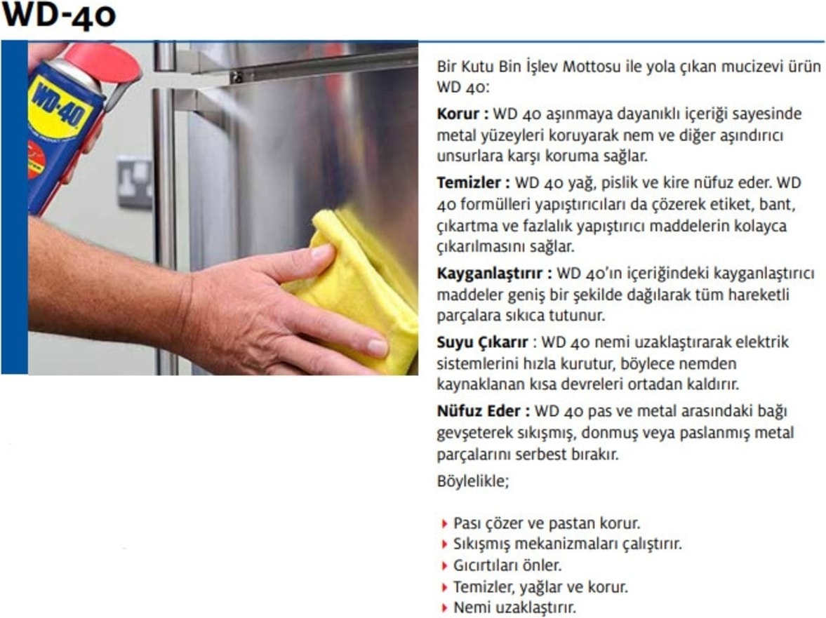 Wd 40 Smart Straw Akıllı Pipetli Pas Sökücü & Yağlayıcı 350 ml
