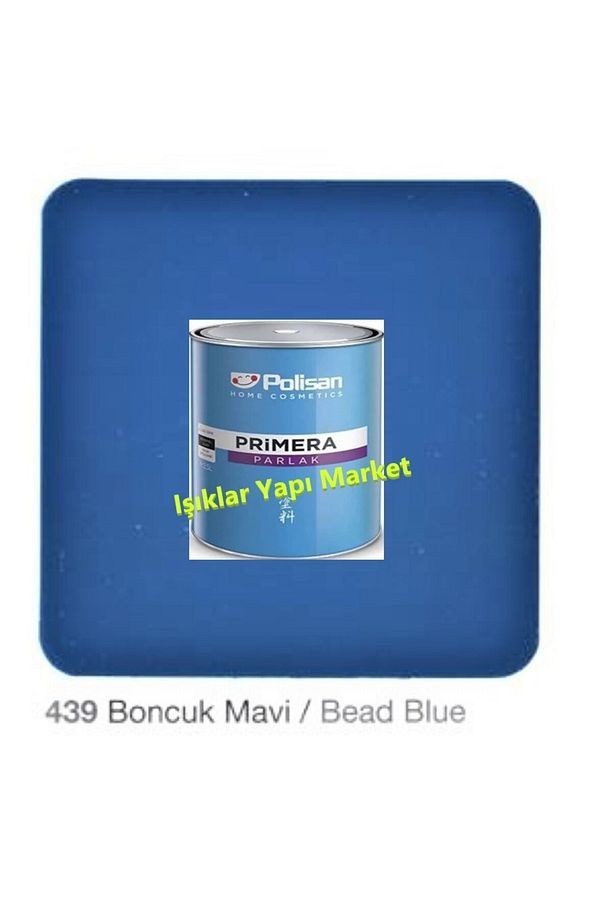 metal ve ahşap boyası-sentetik-parlak-yağlı boya-primera parlak-0,75Lt. -boncuk mavi