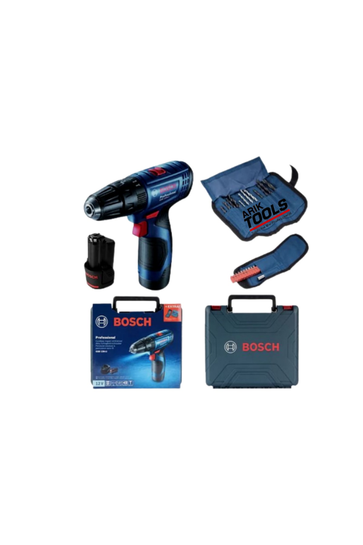 Professional Gsr 120-li Akülü Vidalama Makinesi, Mavi