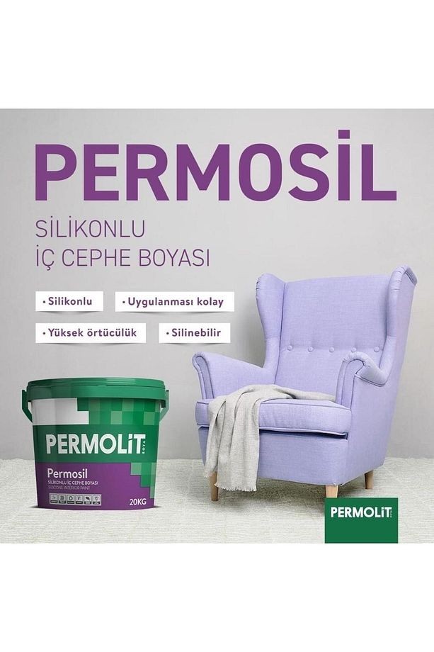 Permosil 20 Kg Silikonlu Iç Cepe Renk Akça Gri