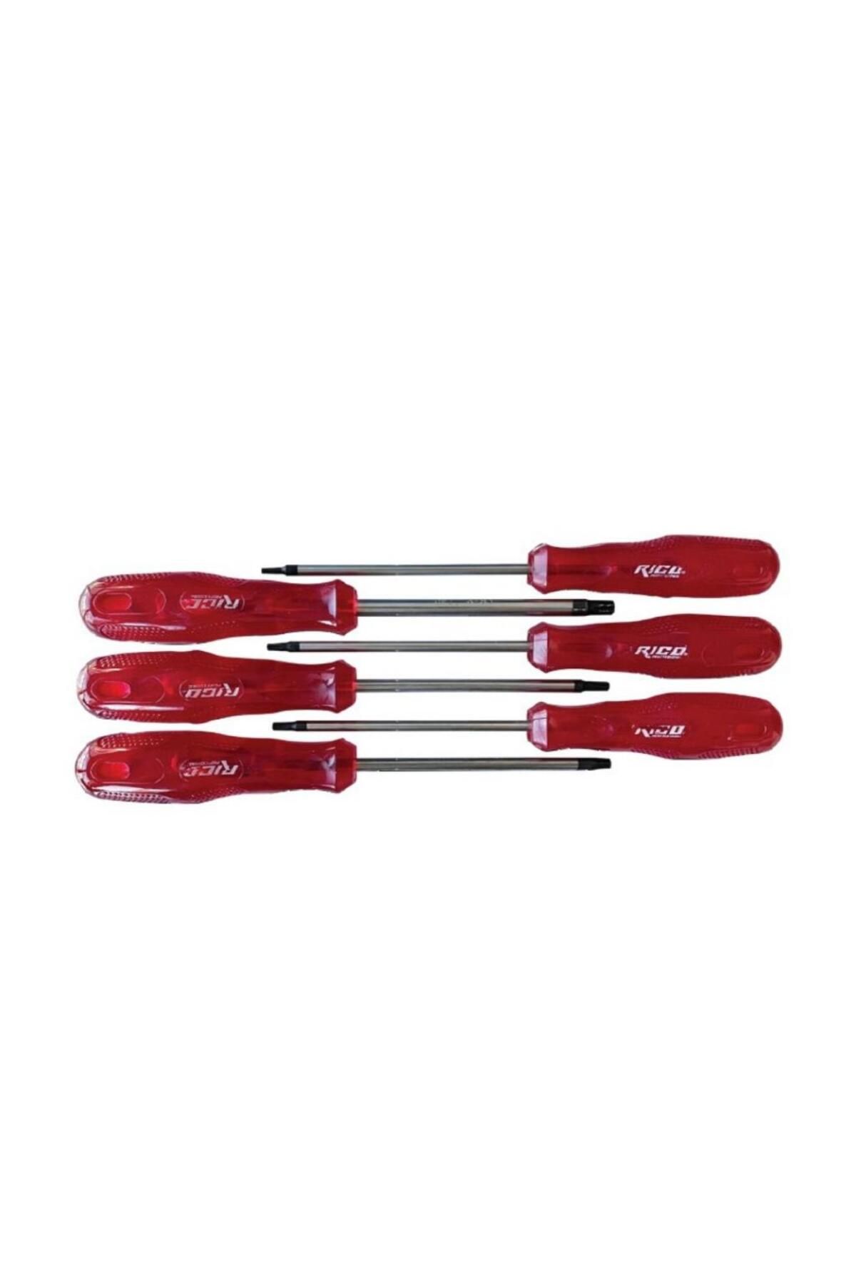RİCO 6 Parça Craft Şeffaf Kaliteli Torx Tornavida Seti Kraft - 003rt2552