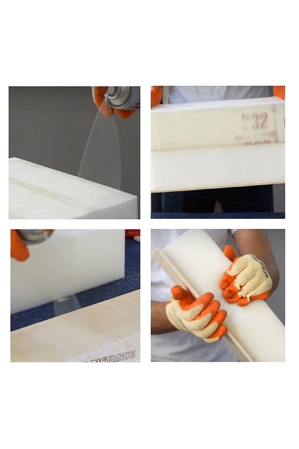 6 Adet  500 ml  Genel Amaçlı Tekstil Sünger Sprey Yapıştırıcı S38