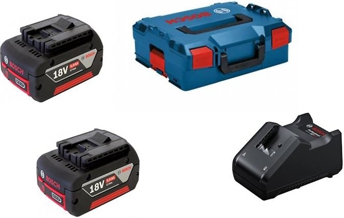 BOSCH Gba 18V 2X5AH + Gal 18V-40 + L-Box