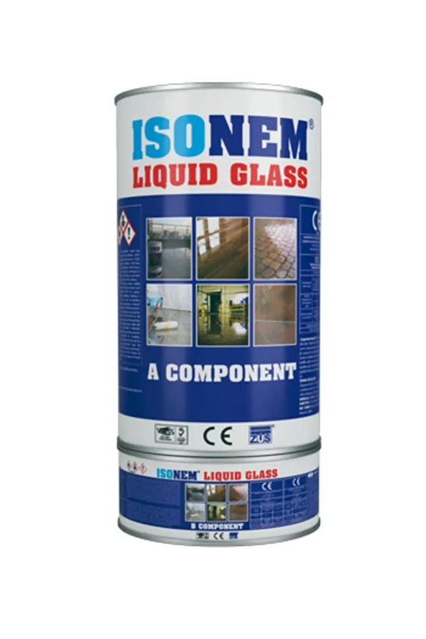 Isonem Liquid Glass 4 Kg Set Sıvı Cam Şeffaf Su Yalıtımı Malzemesi