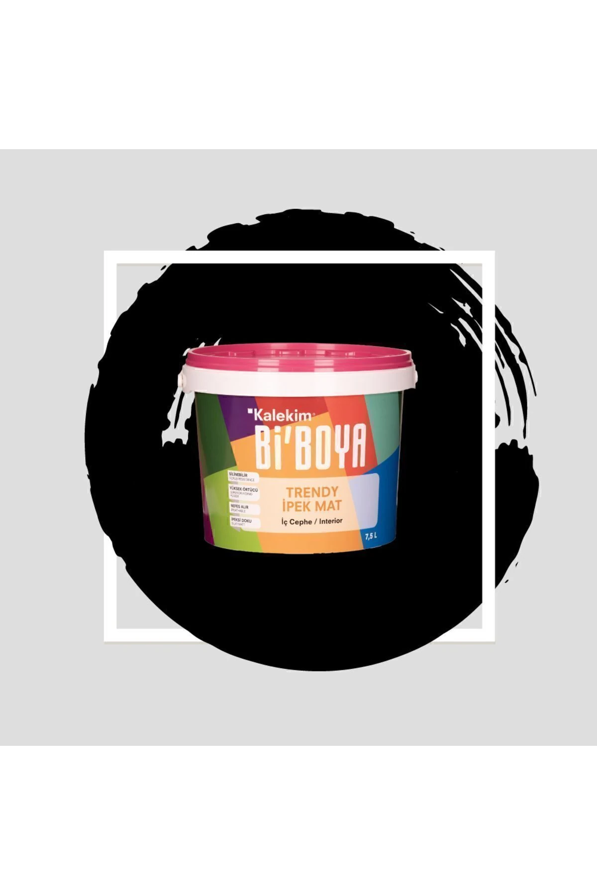 İpek Mat Trendy 7,5 Lt Siyah