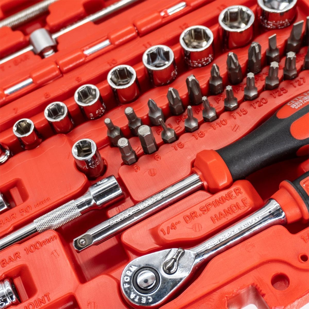 C00-61PH2 1/4” 6 Köşe Lokma Takımı - 61 Parça