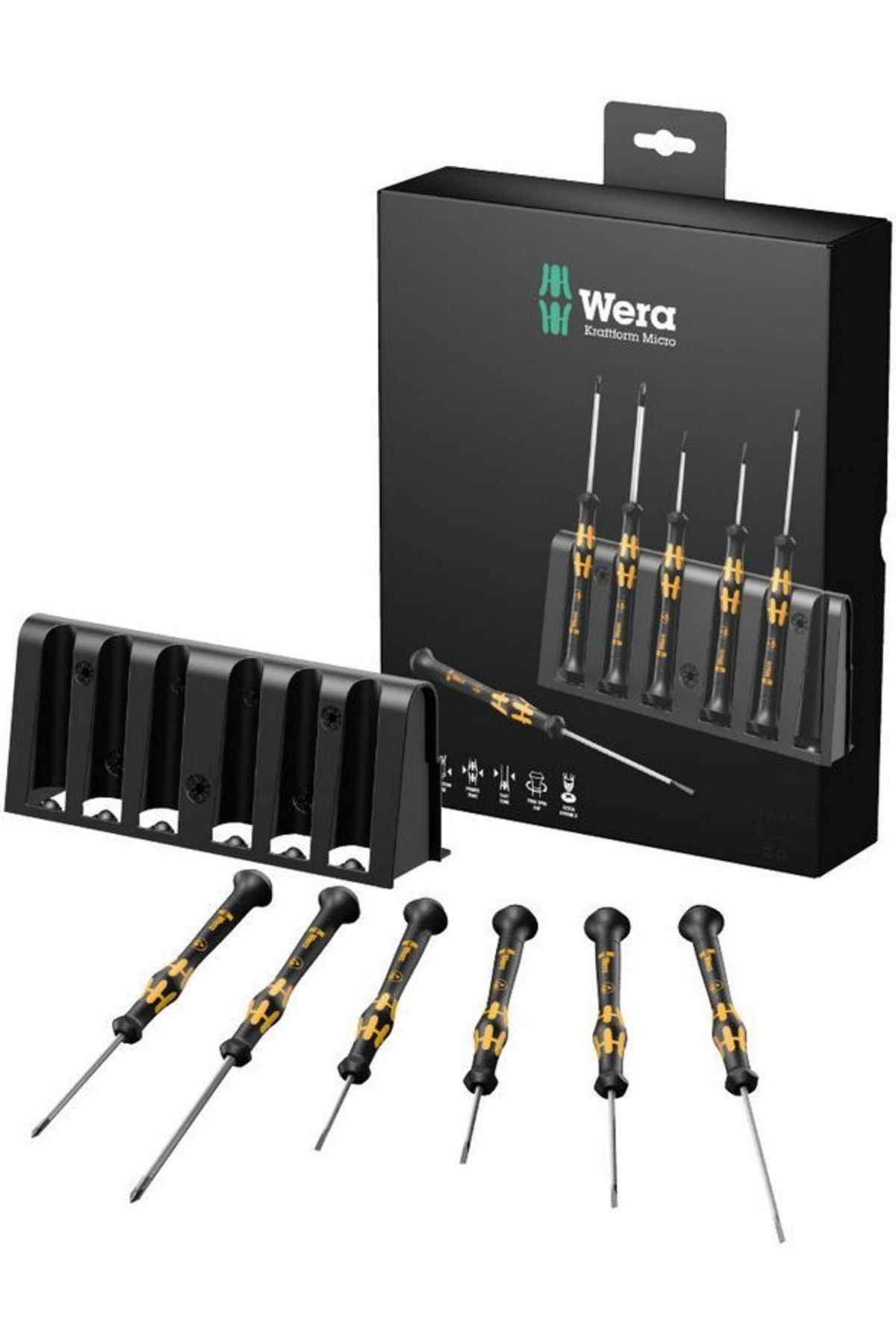 WERA 1578 A Esd Mikro Tornavida Seti 6'lı 05030170001