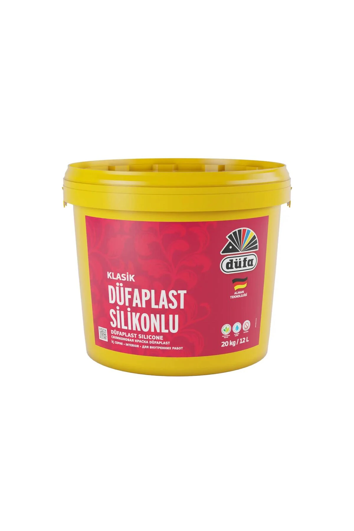 Klasik plast Silikonlu İç Cephe Duvar Boyası 6565 Alfa 12 l