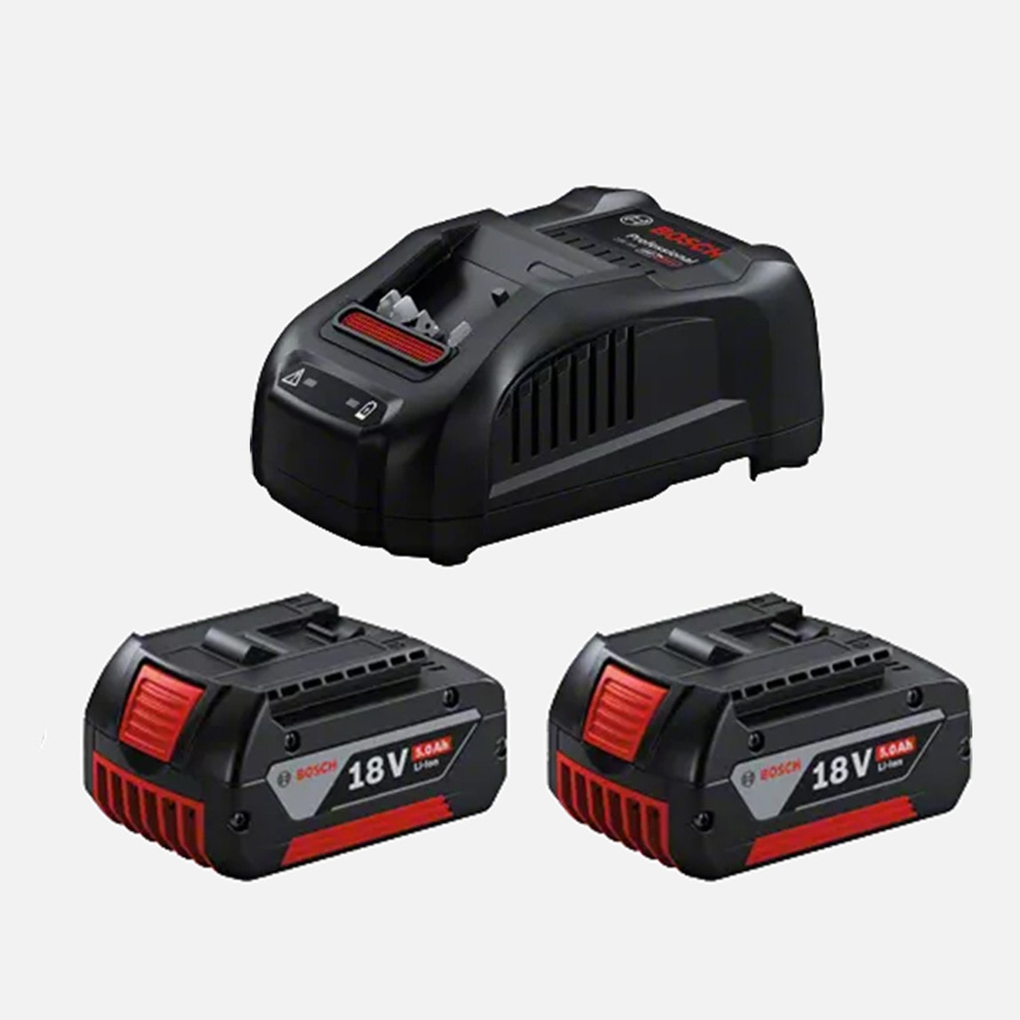 BOSCH Profesyonel GAL1880 Cv 18V 2x5,0 Ah. Akü ve Şarj Cihazı Seti