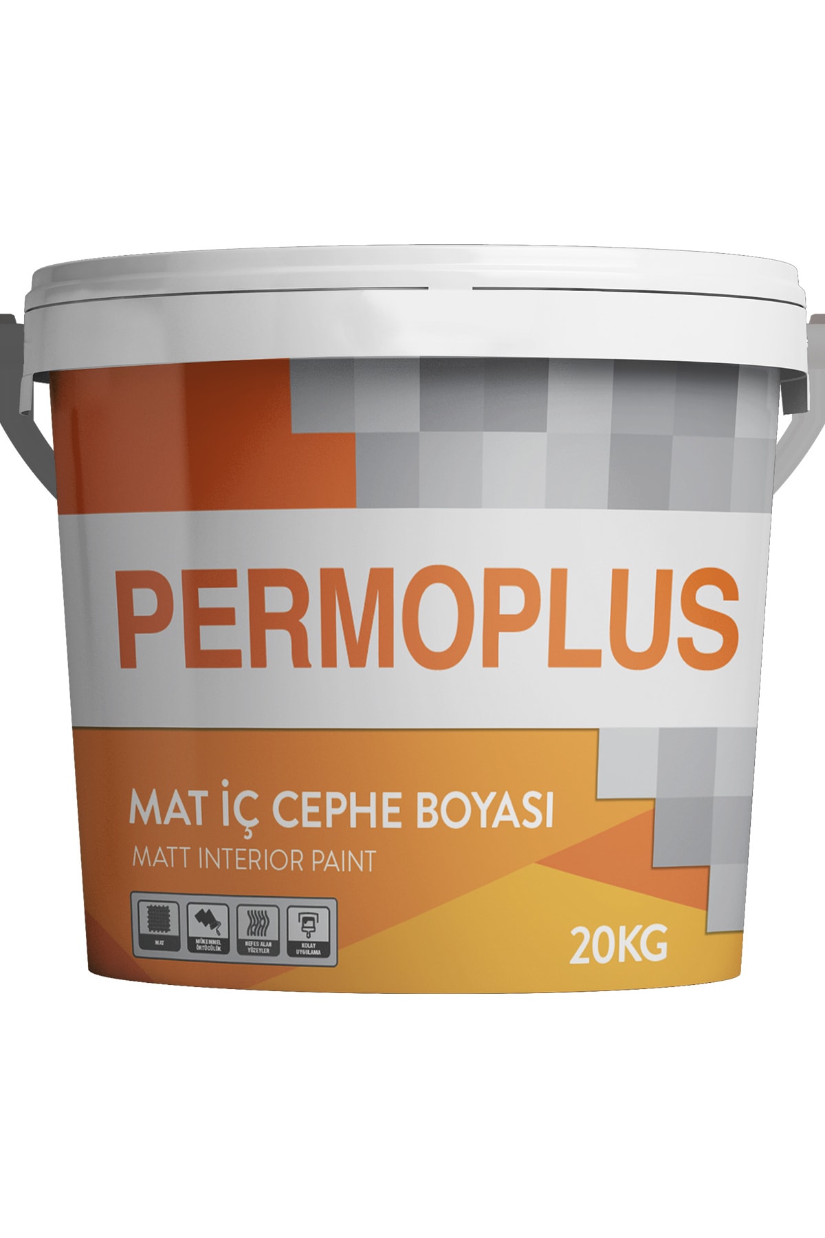 PERMOLİT Permoplus Plastik Mat Iç Cephe Boyası Sakız